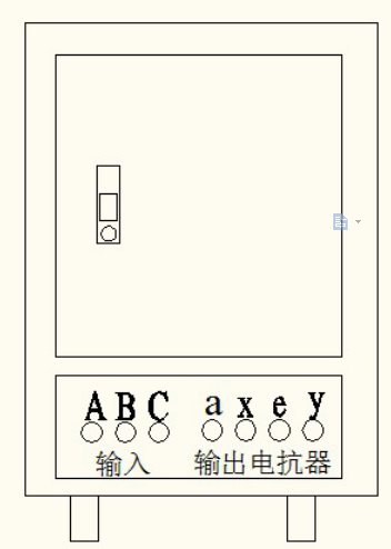 三倍頻感應耐壓儀背面圖