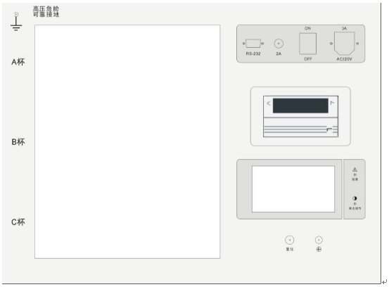 絕緣油介電強度測試儀儀器面板